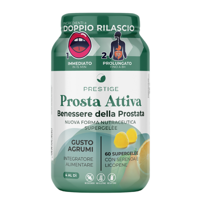 Supergelèe Prosta Attiva - Migliora la funzionalità della prostata e delle vie urinarie
