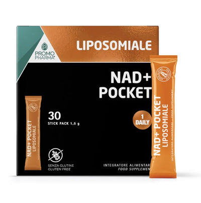 NAD+ Pocket Liposomiale PromoPharma Integratore 30 Stick Pack