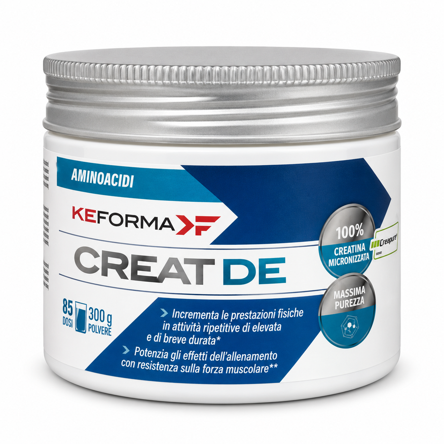 CREAT-DE Keforma Creatina Micronizzata Creapure®: Massima Potenza e Resistenza 300gr