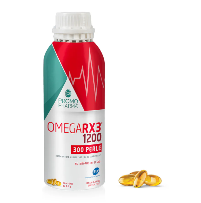 Omega RX3® 1200 – L'Essenza della Protezione Cardiovascolare e Cerebrale PromoPharma (Maxi Scorta 300 Perle)