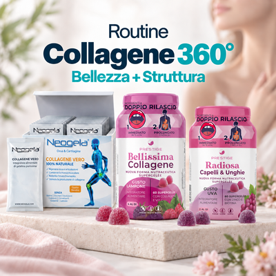 Protocollo collagene 360, per migliorare ossa, muscoli, cartilagini, capelli, unghie e pelle
