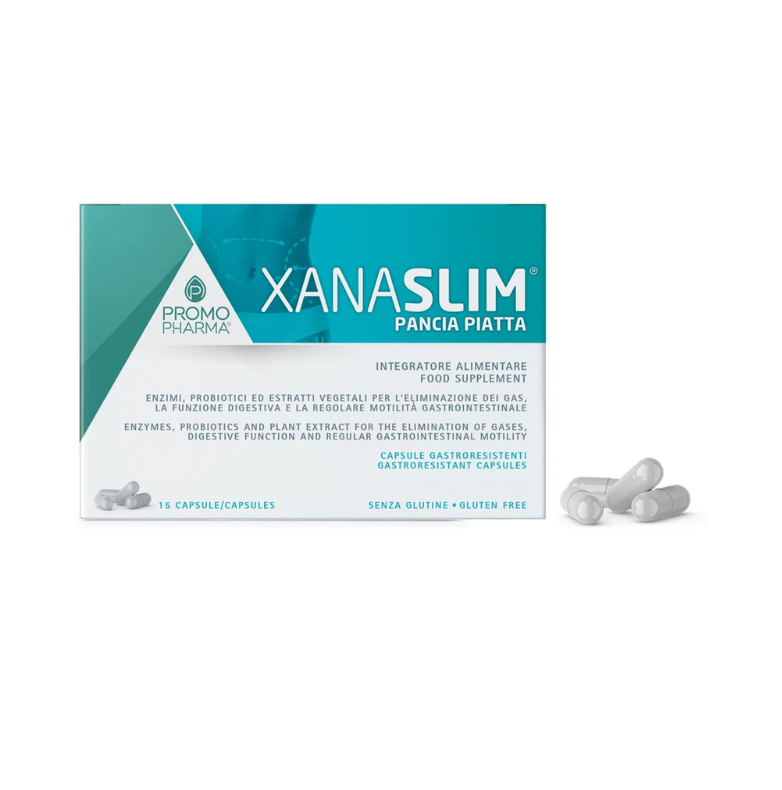 Xanaslim Pancia Piatta Integratore per dimagrire Promopharma 15 capsule